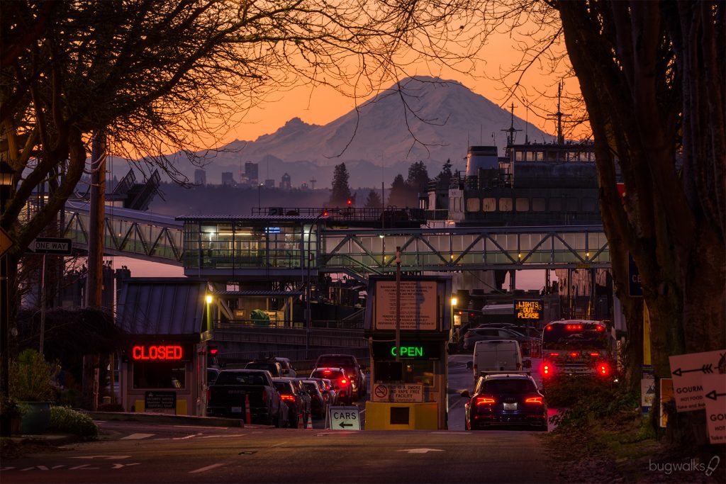 Toll booths in Kingston Washington